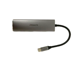 品胜Type-C扩展坞HDMI接口usb3.0接口PD供电数据传输五合一