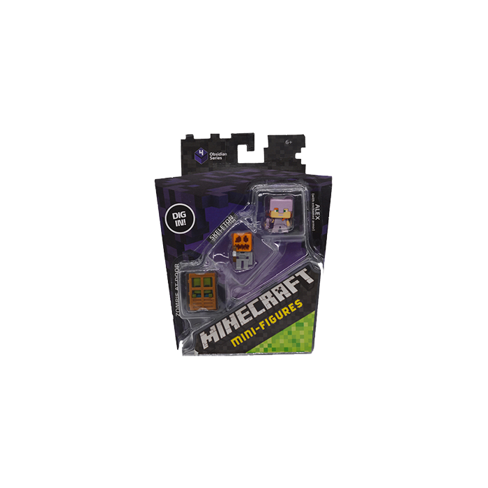 美泰《我的世界》模型人仔(三只装) 款式随机