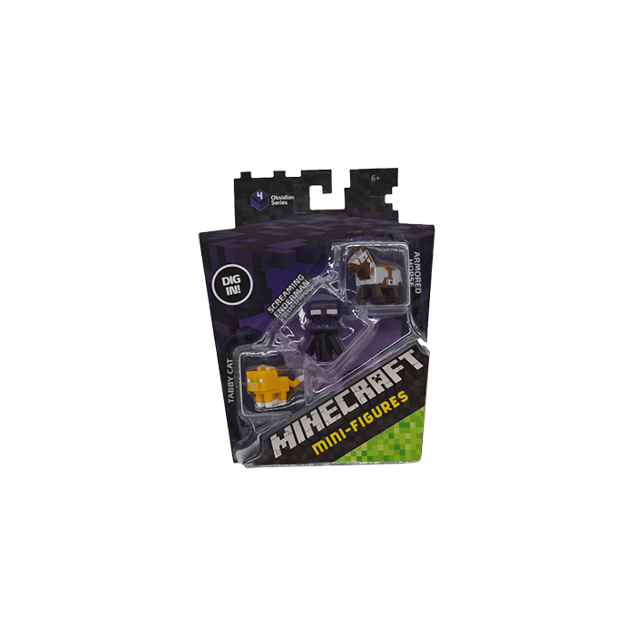 美泰《我的世界》模型人仔(三只装) 款式随机