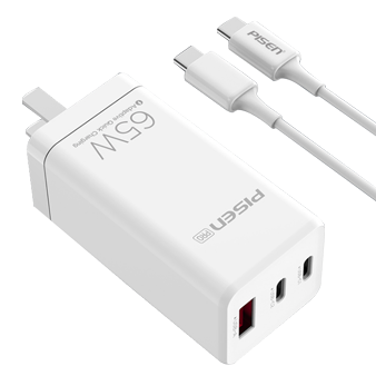 品胜 PISEN 65W氮化镓充电器套装