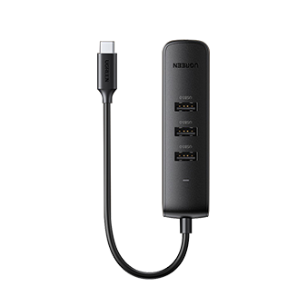 绿联4合1扩展坞百兆网口+USB 3.0*3