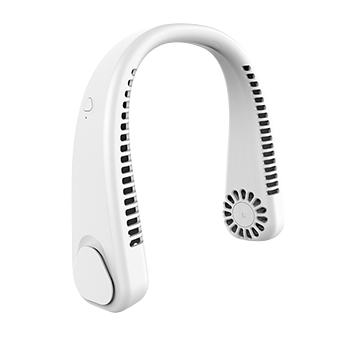 2400毫安挂脖小风扇-白色(ZP)