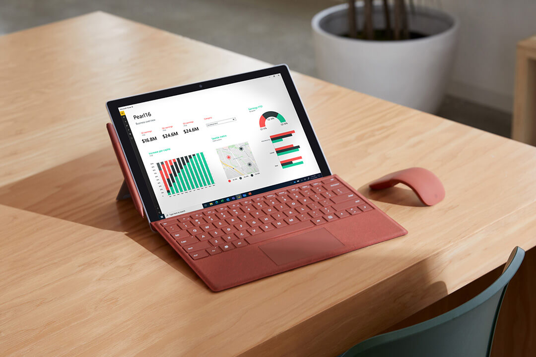 Surface Pro 7+支持多场景灵活转换的二合一设备