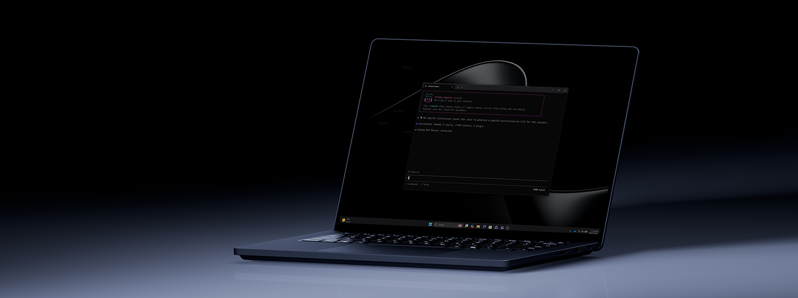 Surface Laptop Ultra 商用版的斜视图。