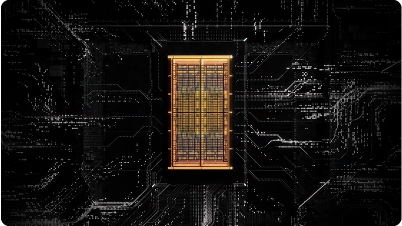 NVIDIA RTX Spark™ 芯片特写。