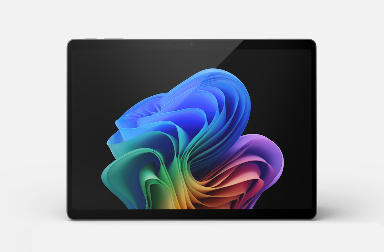 Surface Pro 商用版, Windows 11 AI PC正面亮屏图